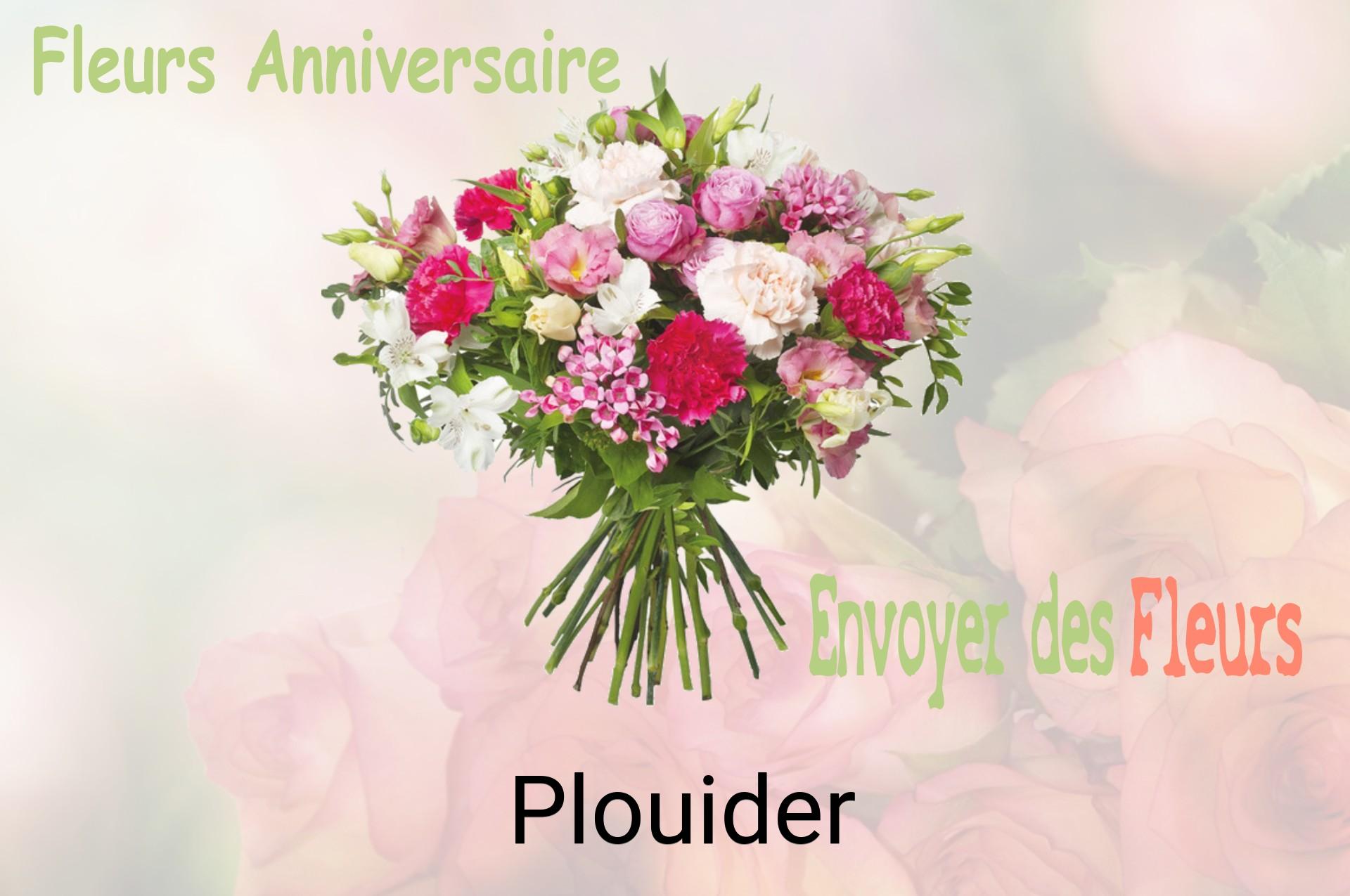 Bouquet de fleurs d’anniversaire livré à Plouider